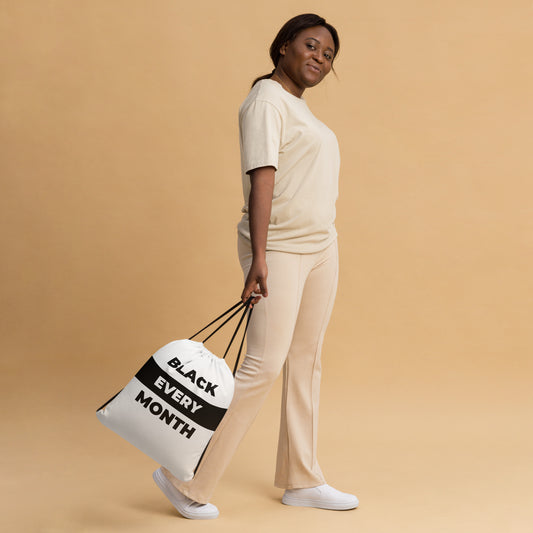 Black Every Month - Drawstring bag