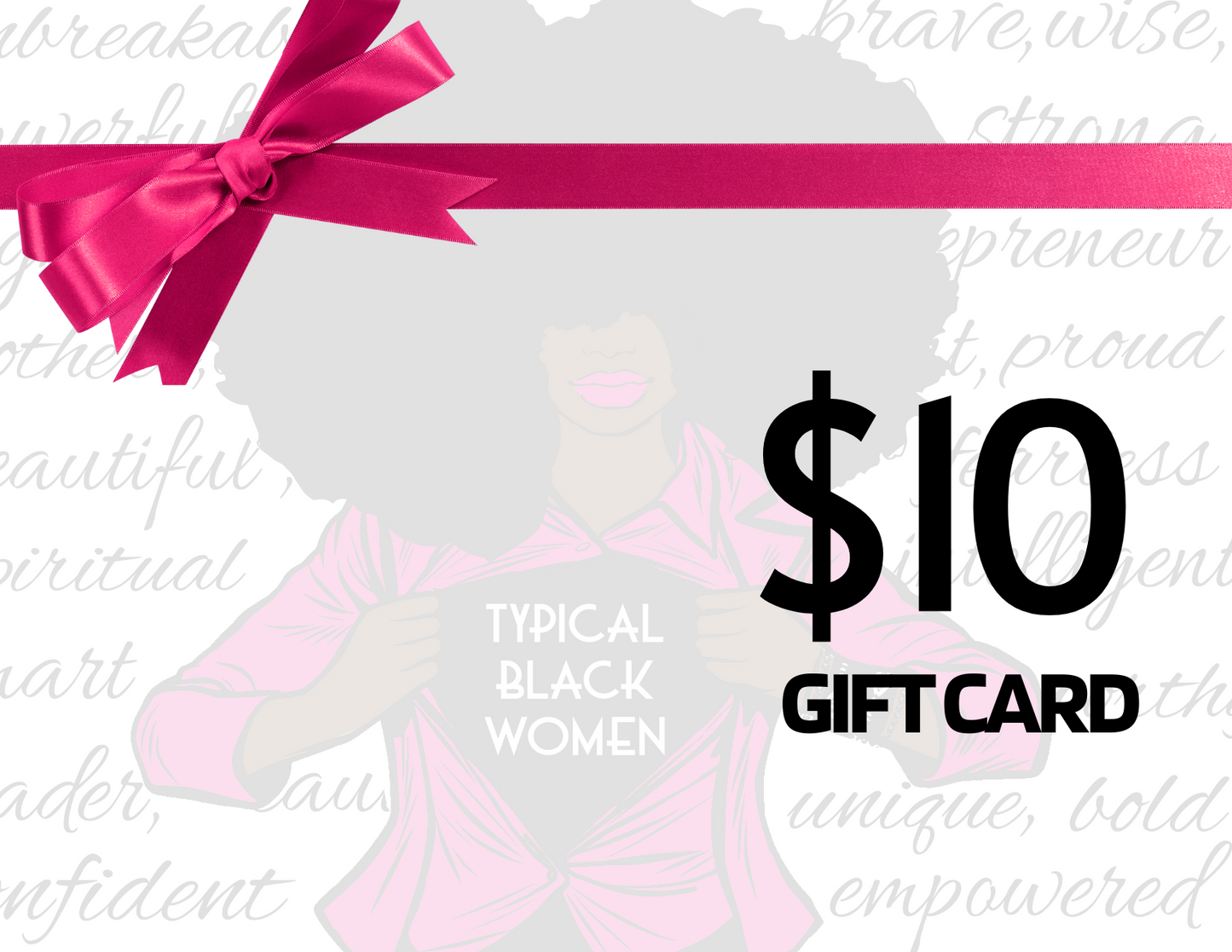 Typical Black Women Gift Card