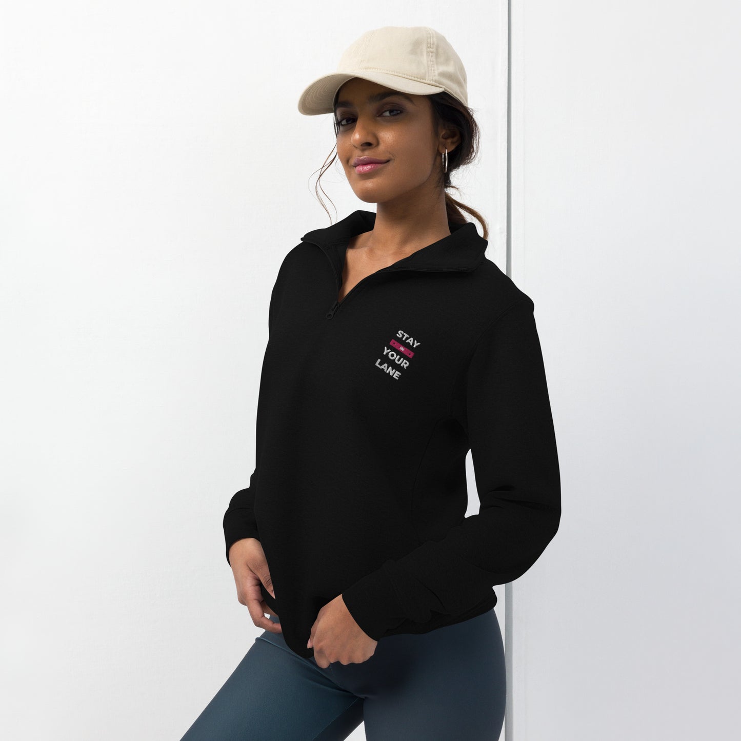 Stay In Your Lane - Unisex fleece pullover