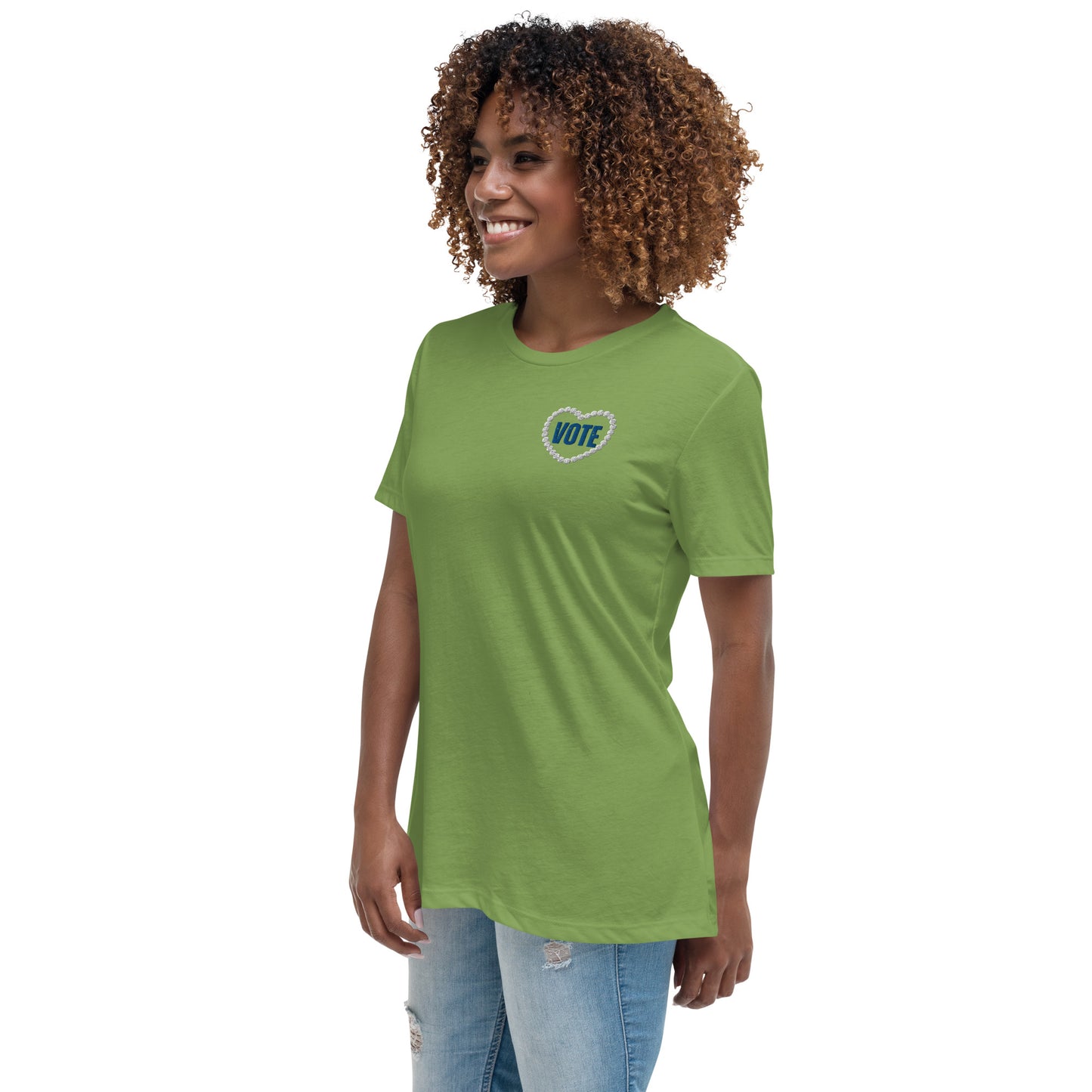 VOTE IN PEARLS! Women's Relaxed T-Shirt