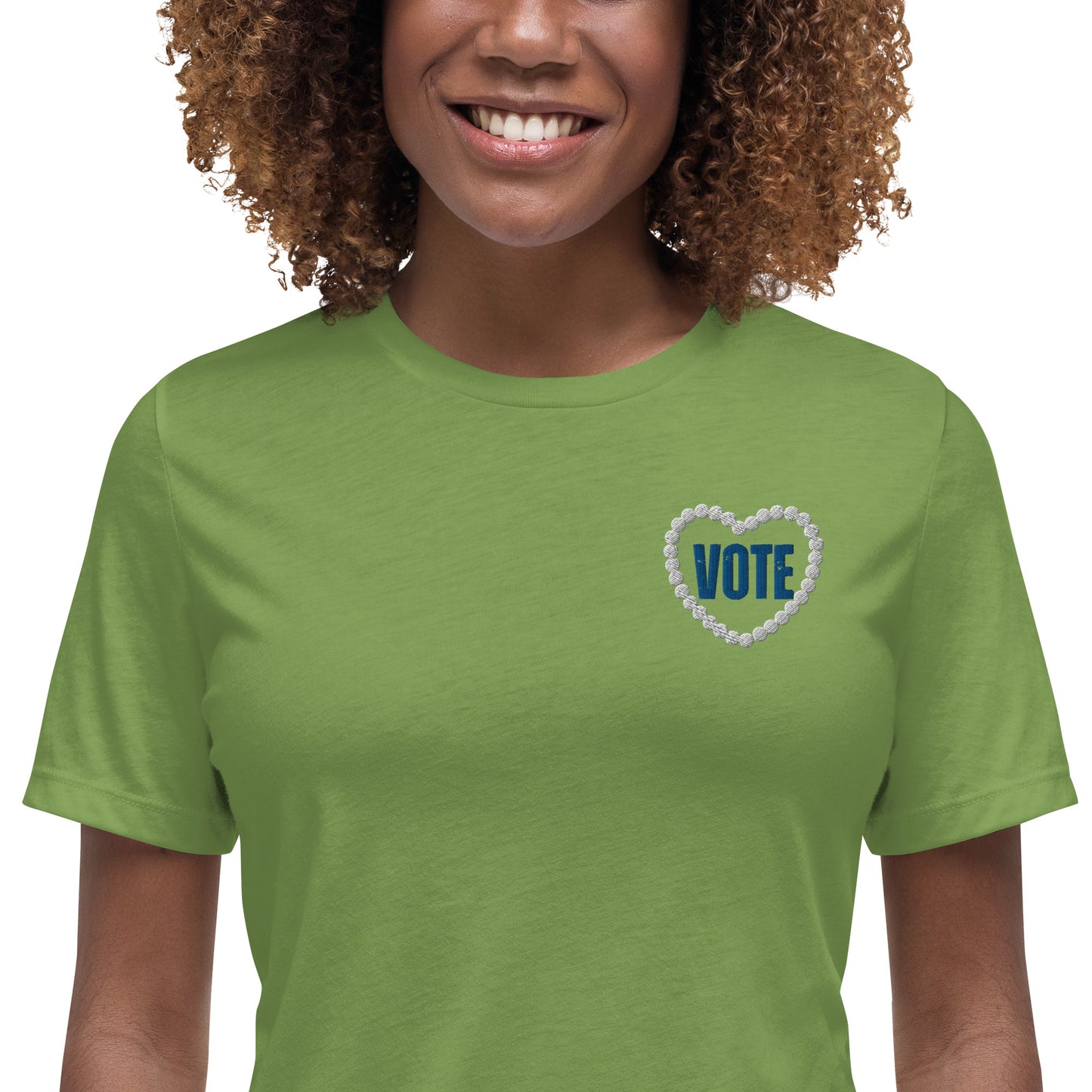 VOTE IN PEARLS! Women's Relaxed T-Shirt