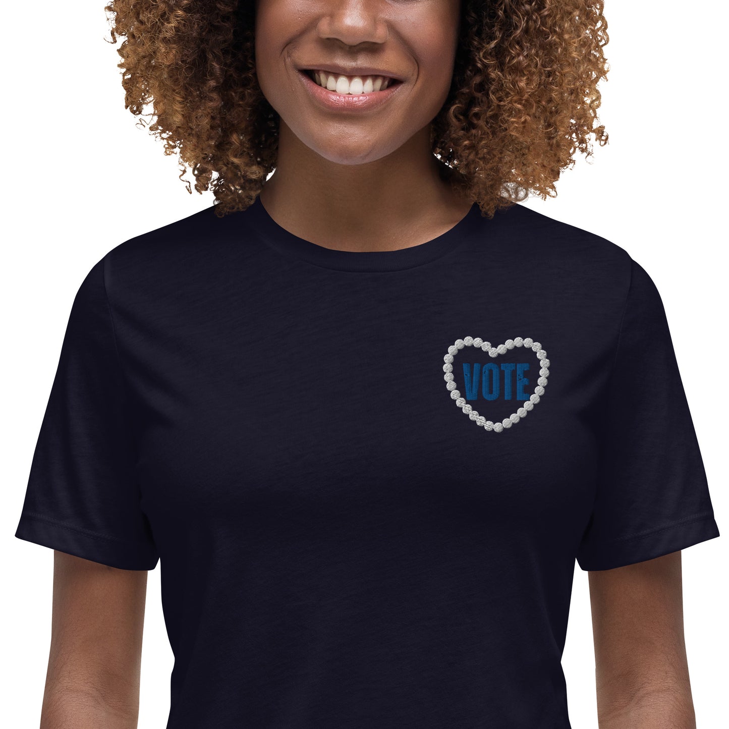 VOTE IN PEARLS! Women's Relaxed T-Shirt