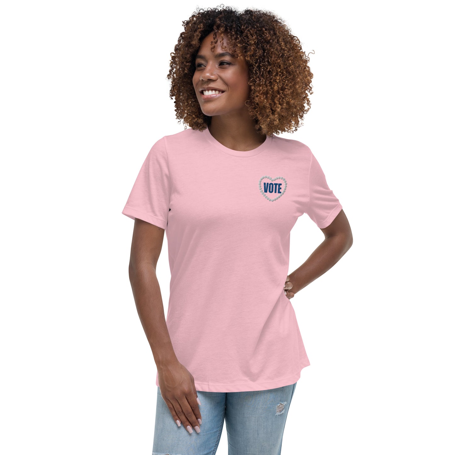 VOTE IN PEARLS! Women's Relaxed T-Shirt