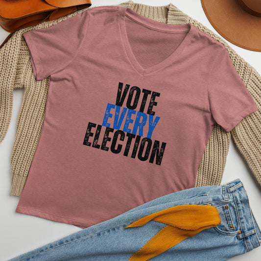 VOTE EVERY ELECTION - Relaxed V-neck Tee